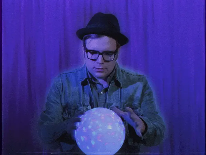 A man with a crystal ball
