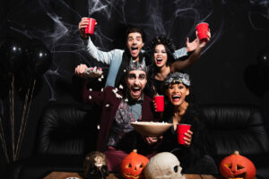 Friends in Halloween Costumes - Costume Shop Singapore