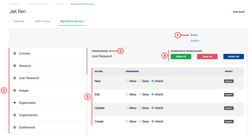 Backoffice Advanced Permissions | EPOS POS System