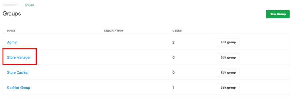 User Groups Configuration | EPOS POS System