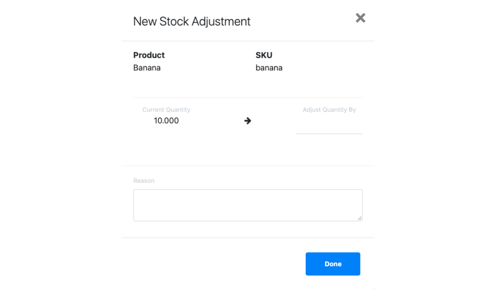 Stocks | EPOS POS System