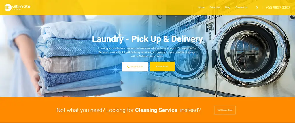 Ultimate Laundry - Dry Cleaning Singapore