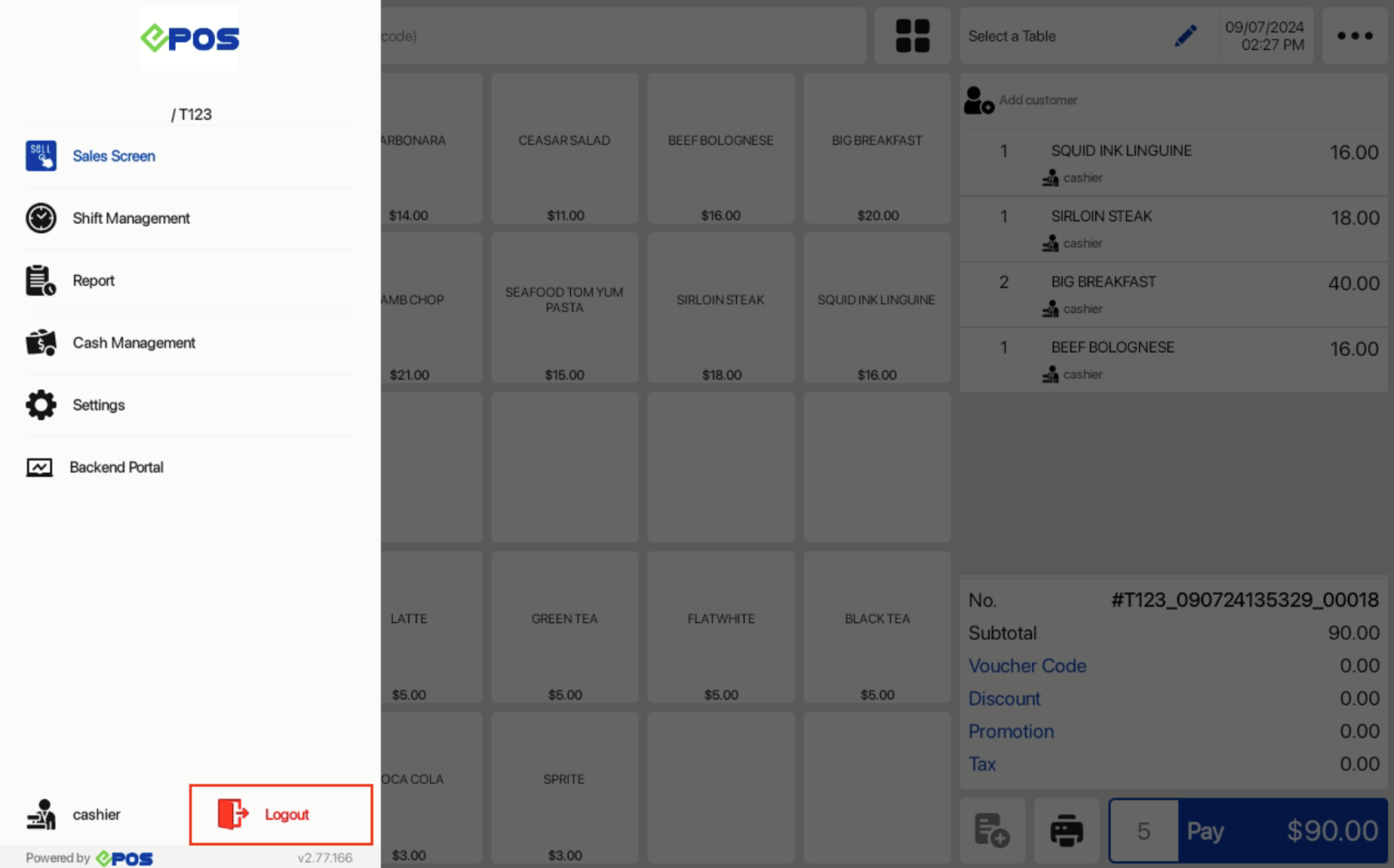 Session Management | EPOS POS System