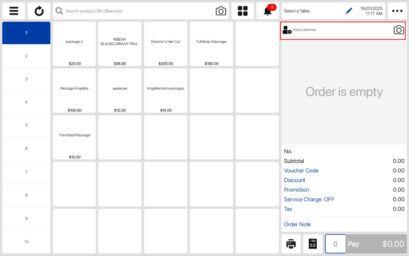 On Account | EPOS POS System