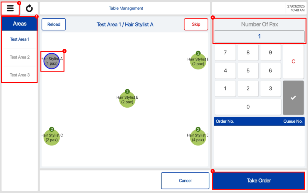 Table Management | EPOS POS System