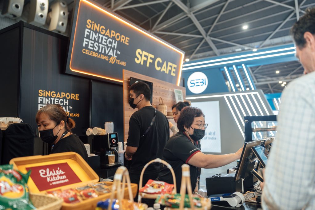 EPOS, a brand of Ant International's Antom, powered seamless POS and payment solutions at Singapore Fintech Festival 2025, showcasing EPOS360 for MSMEs.