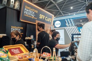 EPOS, a brand of Ant International's Antom, powered seamless POS and payment solutions at Singapore Fintech Festival 2025, showcasing EPOS360 for MSMEs.