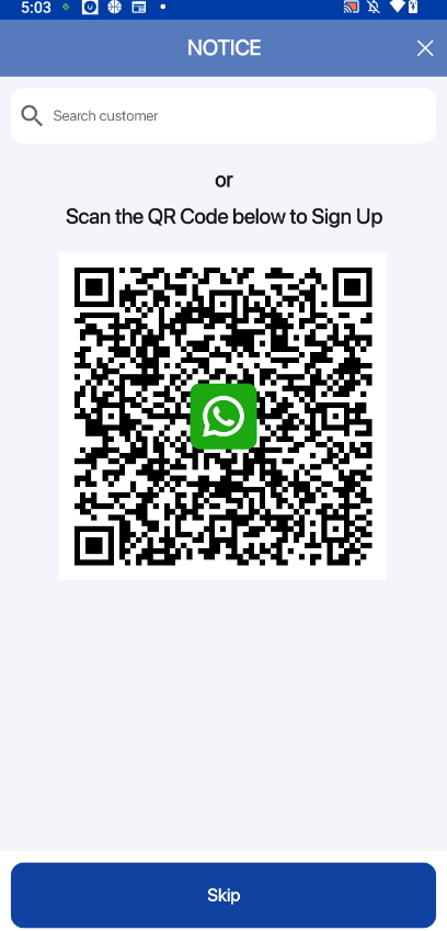 WATI QR Registration Page