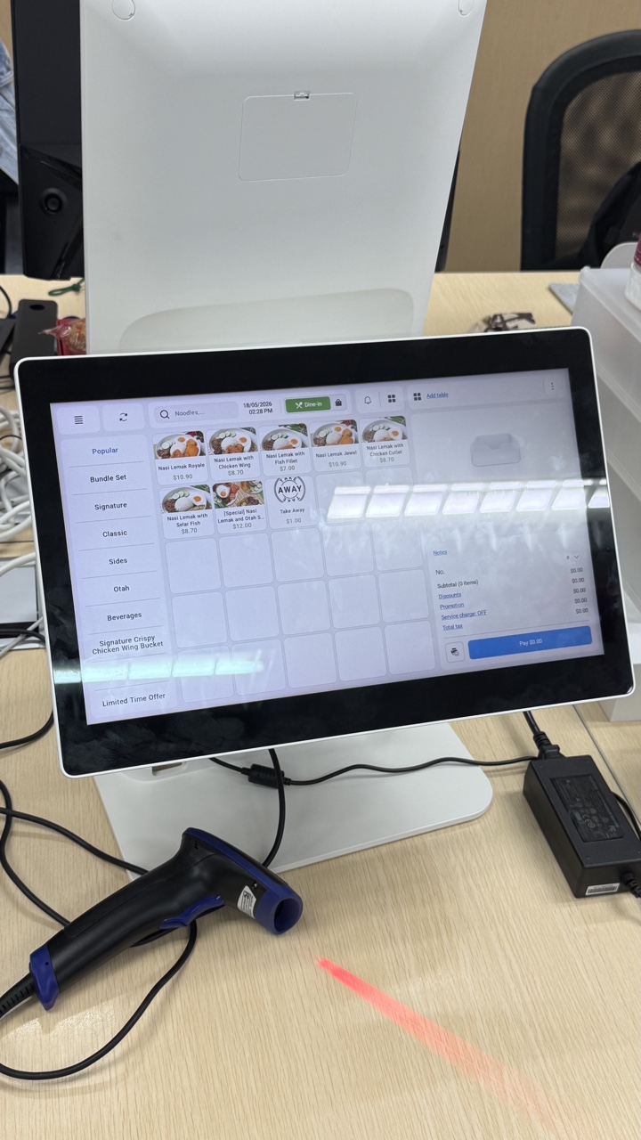 USB barcode scanner