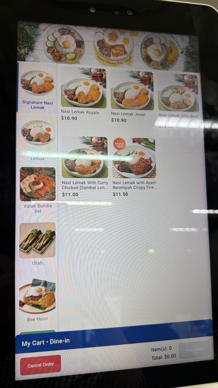 Advertisement image in Kiosk mode