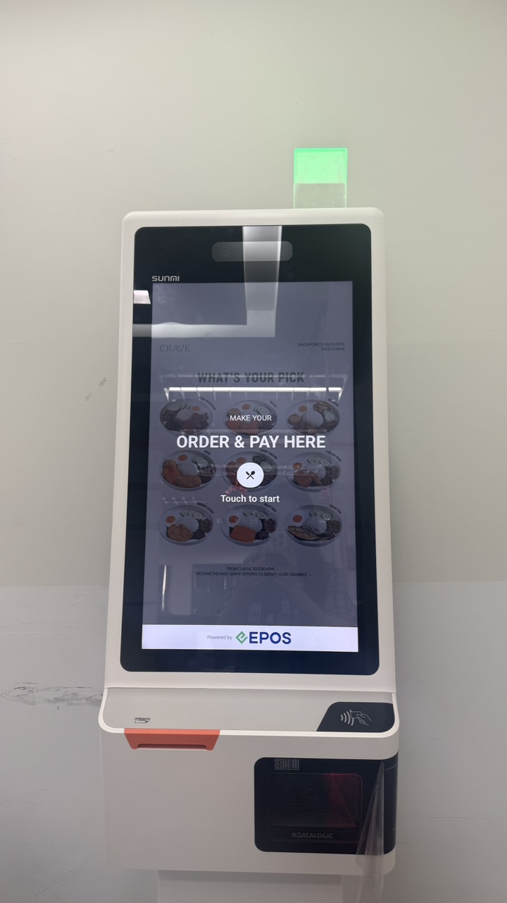 Kiosk light when idle and in use
